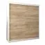 180 cm de large Armoire avec 10 casiers et 2 portes | Couleur: Chêne Sonoma  / Blanc Abbildung
