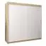 200 cm de large Armoire avec 10 casiers et 2 portes | Couleur: Chêne Sonoma / Blanc Abbildung