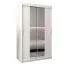 120 cm de large Armoire avec 5 casiers et 2 portes | Couleur: Blanc Abbildung