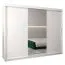 250 cm de large Armoire avec 10 casiers et 3 portes | Couleur: Blanc Abbildung
