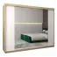 250 cm de large Armoire avec 10 casiers et 3 portes | Couleur: Chêne Sonoma  / Blanc Abbildung
