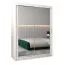 150 cm de large Armoire avec 5 casiers et 2 portes | Couleur: Blanc Abbildung