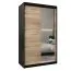 120 cm de large Armoire avec 5 casiers et 2 portes | Couleur: Chêne Sonoma Abbildung