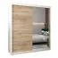 180 cm de large Armoire avec 10 casiers et 2 portes | Couleur: Chêne Sonoma  / Blanc Abbildung