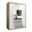 150 cm de large Armoire avec 2 portes | 5 casiers | Couleur: Chêne Sonoma  / Blanc Abbildung