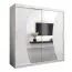200 cm de large Armoire avec 2 portes | 10 casiers | Couleur: Blanc Abbildung