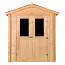 Bois-Maison de jardin 1,98 x 2,3 mètres (incl. toit) | Laissé naturel | toit à deux pentes Abbildung