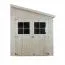 Maison de jardin adossée incl. paroi latérale - 3,18 x 2,16 mètres - non traité - toit à un pan Abbildung
