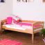 Lit pour enfant 90 x 200 cm | Bois massif: Hêtre | Laqué Naturel Abbildung
