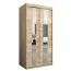 100 cm de large Armoire avec 2 portes | 5 casiers | Couleur : Chêne Sonoma Abbildung