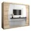 250 cm de large Armoire avec 10 casiers et 3 portes | Couleur: Chêne Sonoma Abbildung