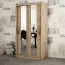 100 cm de large Armoire avec 2 portes | 5 casiers | Couleur : Chêne Sonoma Abbildung