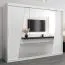 250 cm de large Armoire avec 3 portes | 10 casiers | Couleur: Blanc Abbildung