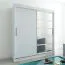 180 cm de large Armoire avec 10 casiers et 2 portes | Couleur: Blanc Abbildung