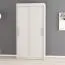 100 cm de large Armoire avec 5 casiers et 2 portes | Couleur : Blanc Abbildung