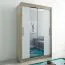 150 cm de large Armoire avec 5 casiers et 2 portes | Couleur: Chêne Sonoma / Blanc Abbildung