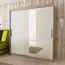 180 cm de large Armoire avec 10 casiers et 2 portes | Couleur: Chêne Sonoma / Blanc Abbildung