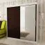 180 cm de large Armoire avec 10 casiers et 2 portes | Couleur: Blanc / Noir Abbildung