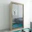 100 cm de large Armoire avec 5 casiers et 2 portes | Couleur : Chêne Sonoma Abbildung
