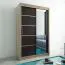 150 cm de large Armoire avec 5 casiers et 2 portes | Couleur: Chêne Sonoma Abbildung