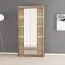 100 cm de large Armoire avec 5 casiers et 2 portes | Couleur : Chêne Sonoma Abbildung