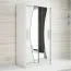 120 cm de large Armoire avec 2 portes | 5 casiers | Couleur: Blanc Abbildung