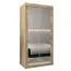 100 cm de large Armoire avec 5 casiers et 2 portes | Couleur : Chêne Sonoma Abbildung