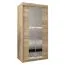 100 cm de large Armoire avec 5 casiers et 2 portes | Couleur : Chêne Sonoma Abbildung