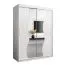 150 cm de large Armoire avec 5 casiers et 2 portes | Couleur: Blanc Abbildung