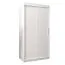 100 cm de large Armoire avec 5 casiers et 2 portes | Couleur : Blanc Abbildung
