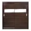 170 cm de large Armoire à portes coulissantes avec 2 portes | 6 casiers | tringle à vêtements | Couleur: Optique-Wengé Abbildung