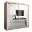 2 mètres de large Armoire avec 2 portes | Couleur: Chêne Sonoma  / Blanc Abbildung