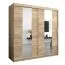 2 mètres de large Armoire avec 2 portes | Couleur: Chêne Sonoma Abbildung