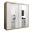 2 mètres de large Armoire avec 2 portes | Couleur: Chêne Sonoma  / Blanc Abbildung