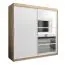 2 mètres de large Armoire avec 2 portes | Couleur: Chêne Sonoma  / Blanc Abbildung