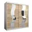 2 mètres de large Armoire avec 2 portes | Couleur: Chêne Sonoma  / Blanc Abbildung