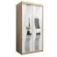 1 mètre de large Armoire avec 2 portes | Couleur : Chêne Sonoma / Blanc Abbildung