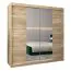 2 mètres de large Armoire avec 2 portes | Couleur: Chêne Sonoma Abbildung