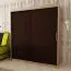 180 cm de large Armoire à portes coulissantes avec 2 portes | 10 casiers | 2 tringles à vêtements | Couleur: Chêne Sonoma Abbildung
