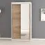 1 mètre de large Armoire avec 2 portes | Couleur : Chêne Sonoma / Blanc Abbildung