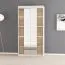1 mètre de large Armoire avec 2 portes | Couleur : Chêne Sonoma / Blanc Abbildung