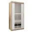 1 mètre de large Armoire avec 2 portes | Couleur : Chêne Sonoma / Blanc Abbildung