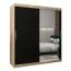 180 cm de large Armoire à portes coulissantes avec 2 portes | 10 casiers | 2 tringles à vêtements | Couleur: Chêne Sonoma Abbildung