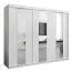 250 cm de large Armoire à portes coulissantes avec 10 casiers et 3 portes | Couleur: Blanc | Laminée Abbildung
