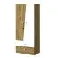 80 cm de large Armoire avec 2 portes, 4 casiers et 2 tiroirs | Couleur: Chêne | Profondeur: 50 cm Abbildung