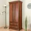 88 cm de large Armoire avec 2 portes et 2 tiroirs | Couleur: Brun foncé | Profondeur: 49 cm Abbildung