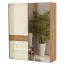 182 cm de large Armoire avec 6 casiers et 2 portes | Couleur: Beige Abbildung