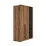 147 cm de large Armoire avec 3 portes, 4 casiers et 2 tiroirs | Couleur: Chêne | Profondeur: 56 cm Abbildung