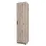 Étroite 47 cm de large Armoire avec 1 porte | tringle à vêtements | Couleur: Chêne Abbildung