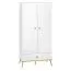 92 cm de large Armoire avec 2 portes | Couleur: Blanc Abbildung